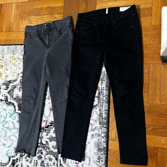 rag & bone Denim - Rag & Bone and Madewell stovepipe jeans bundle